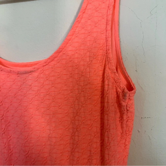 Mossimo Supply Co Salmon Pink Sleeveless Scoop Neck Fit and Flare Mini Dress SzM - Picture 6 of 7